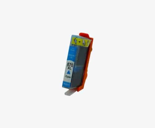 Cartucho Compatible 670XL (CZ118AL) Cyan 15ml