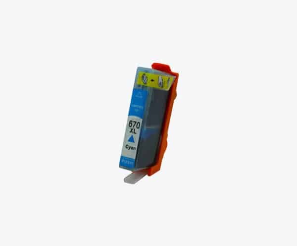Cartucho Compatible 670XL (CZ118AL) Cyan 15ml